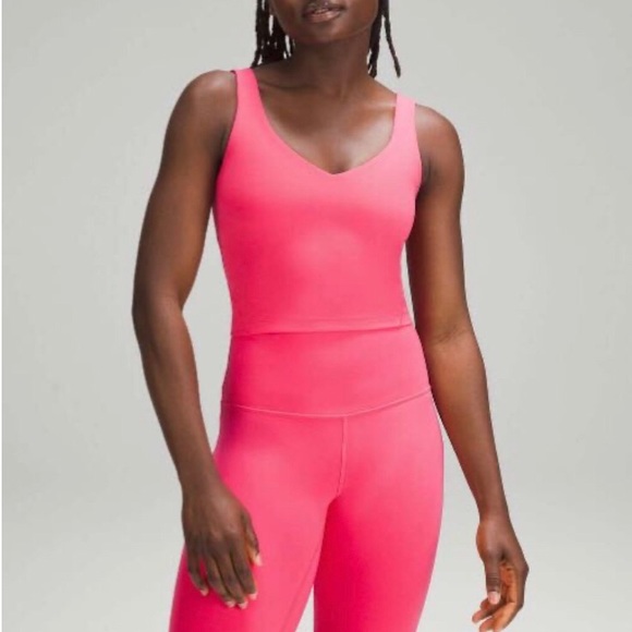 NWT Lululemon Align Tank Lipgloss Pink Size 6 - Picture 1 of 6